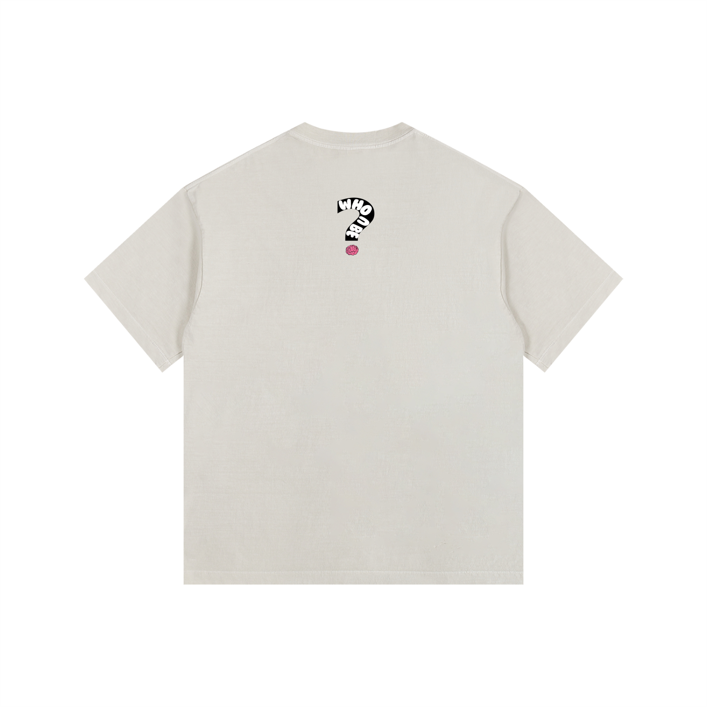 Who U be King Icon Vintage Washed Oversized Cotton T-Shirt