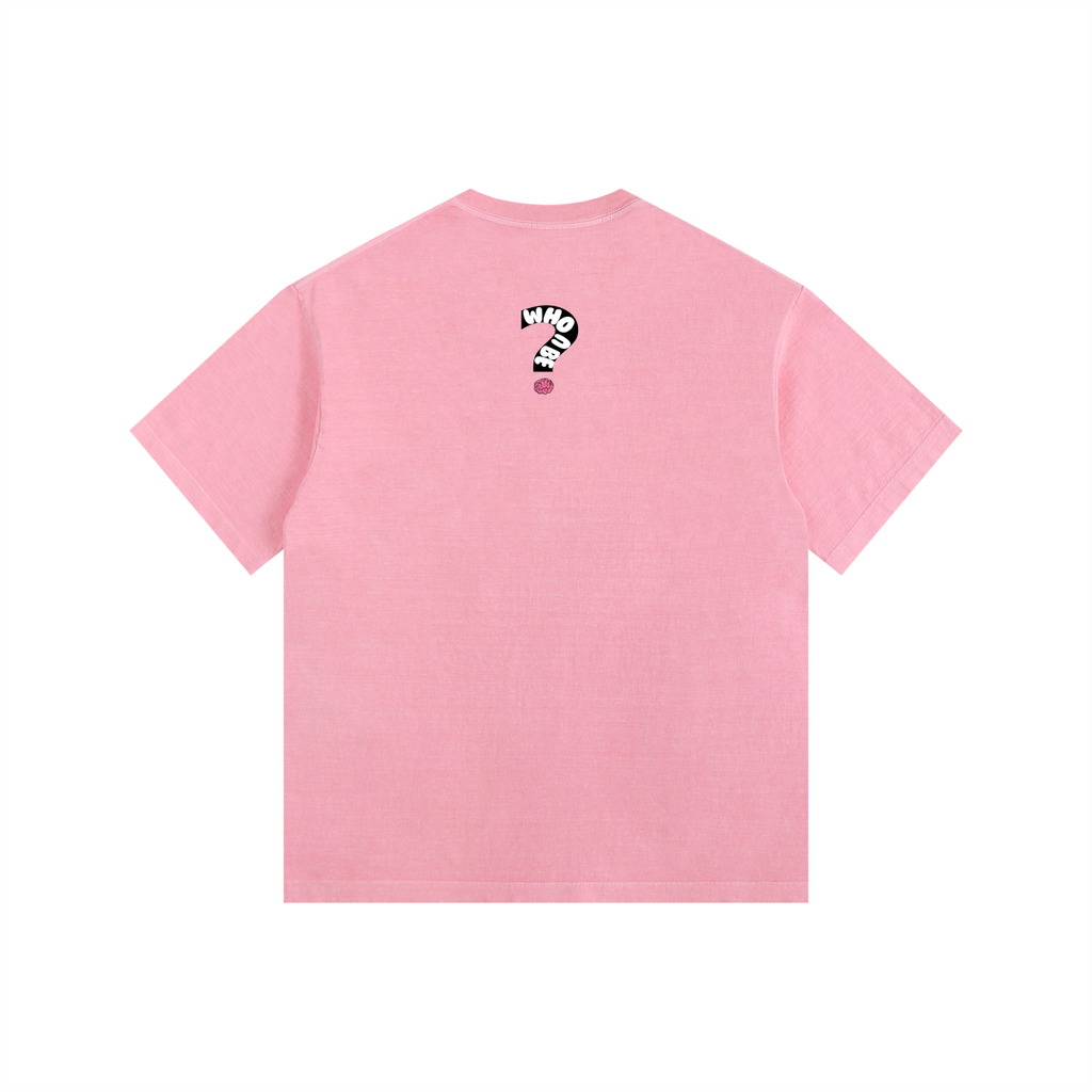 Who U be King Icon Vintage Washed Oversized Cotton T-Shirt