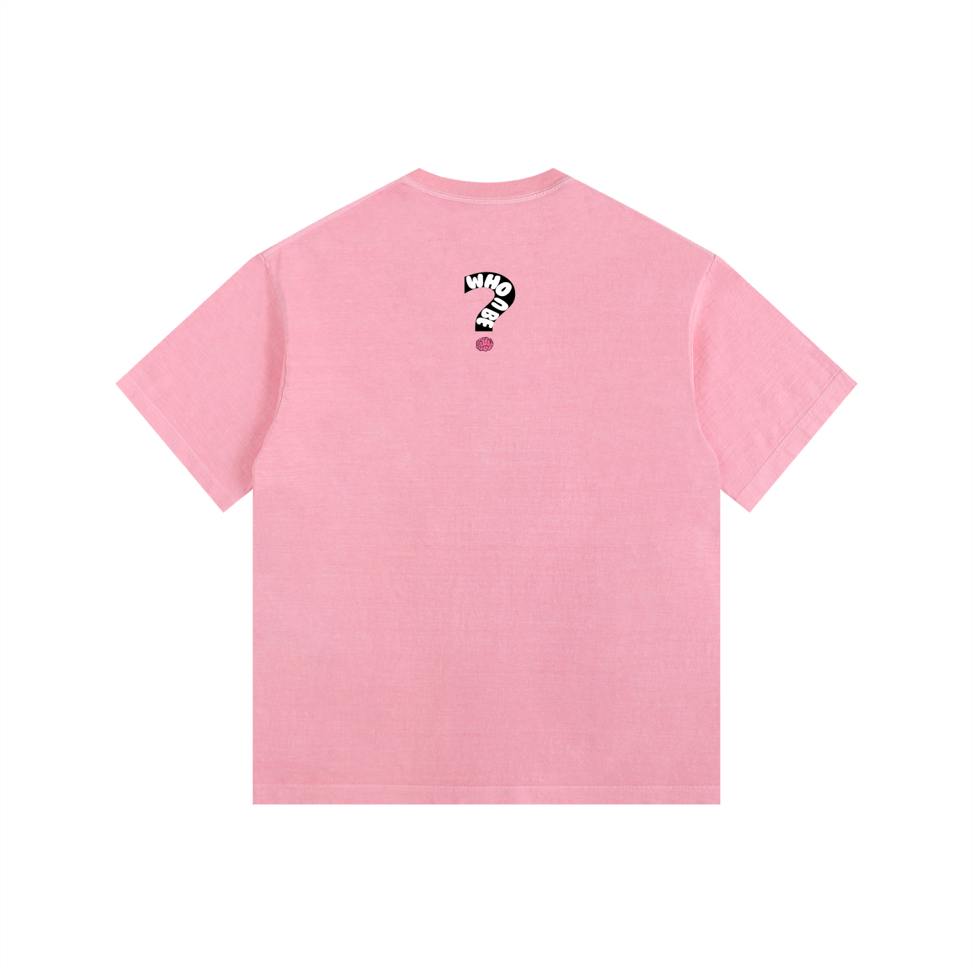 Who U be King Icon Vintage Washed Oversized Cotton T-Shirt