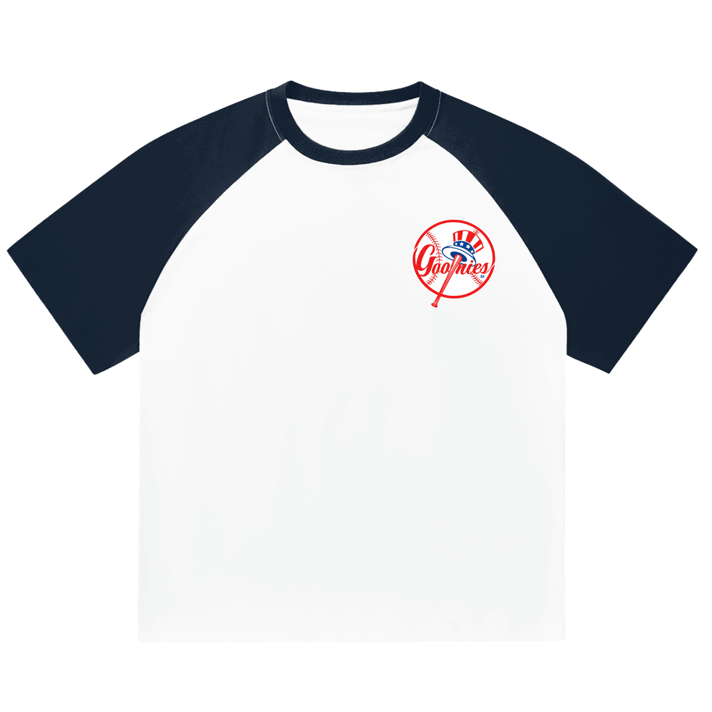 Goonies Color-Blocked Raglan Sleeve T-Shirt