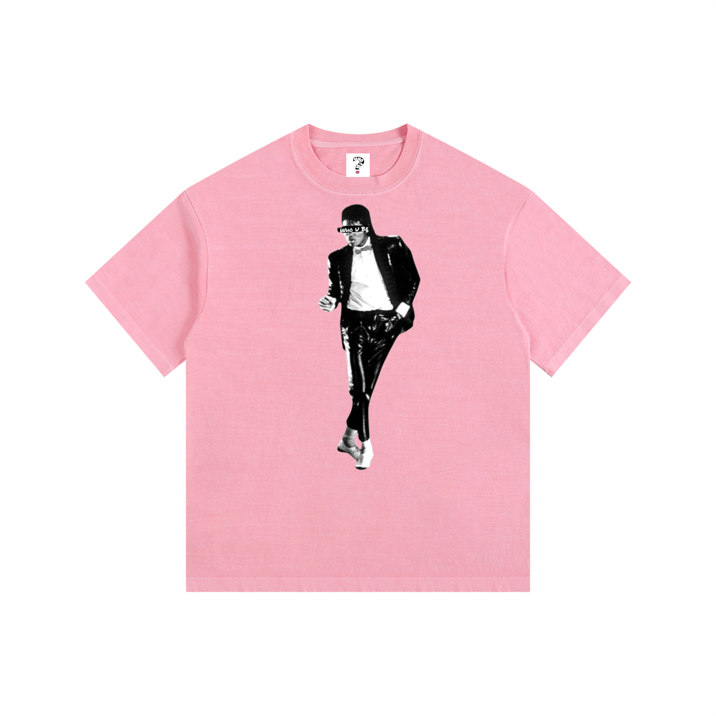 Who U be King Icon Vintage Washed Oversized Cotton T-Shirt