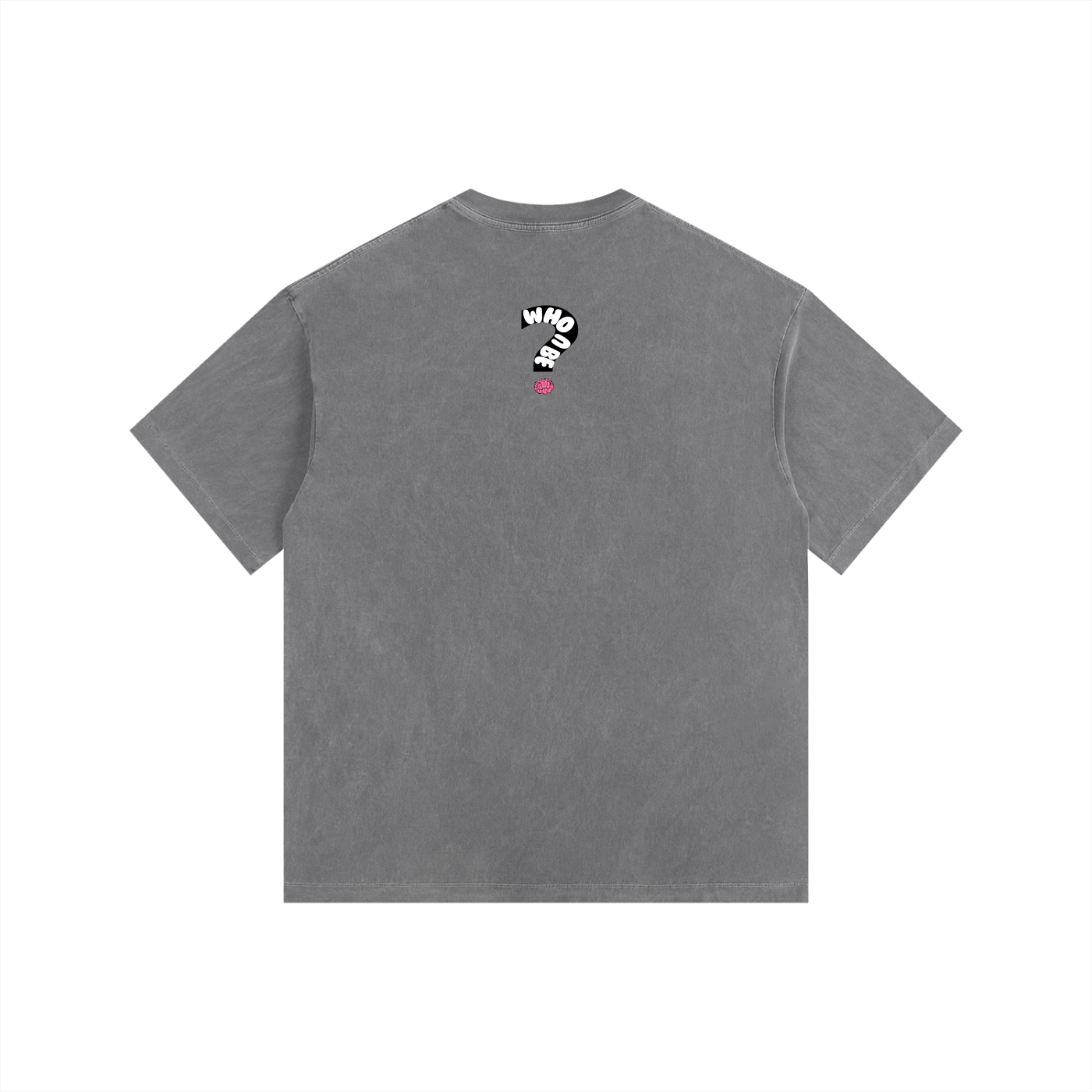 Who U be King Icon Vintage Washed Oversized Cotton T-Shirt