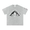 NY artist Snow Washed Oversized Cotton T-Shirt