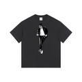 Who U be King Icon Vintage Washed Oversized Cotton T-Shirt