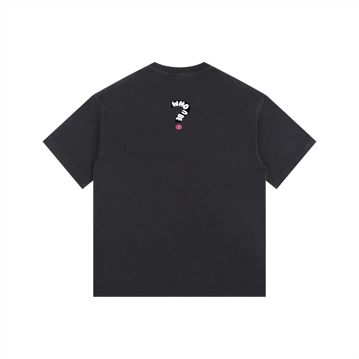 Who U be King Icon Vintage Washed Oversized Cotton T-Shirt