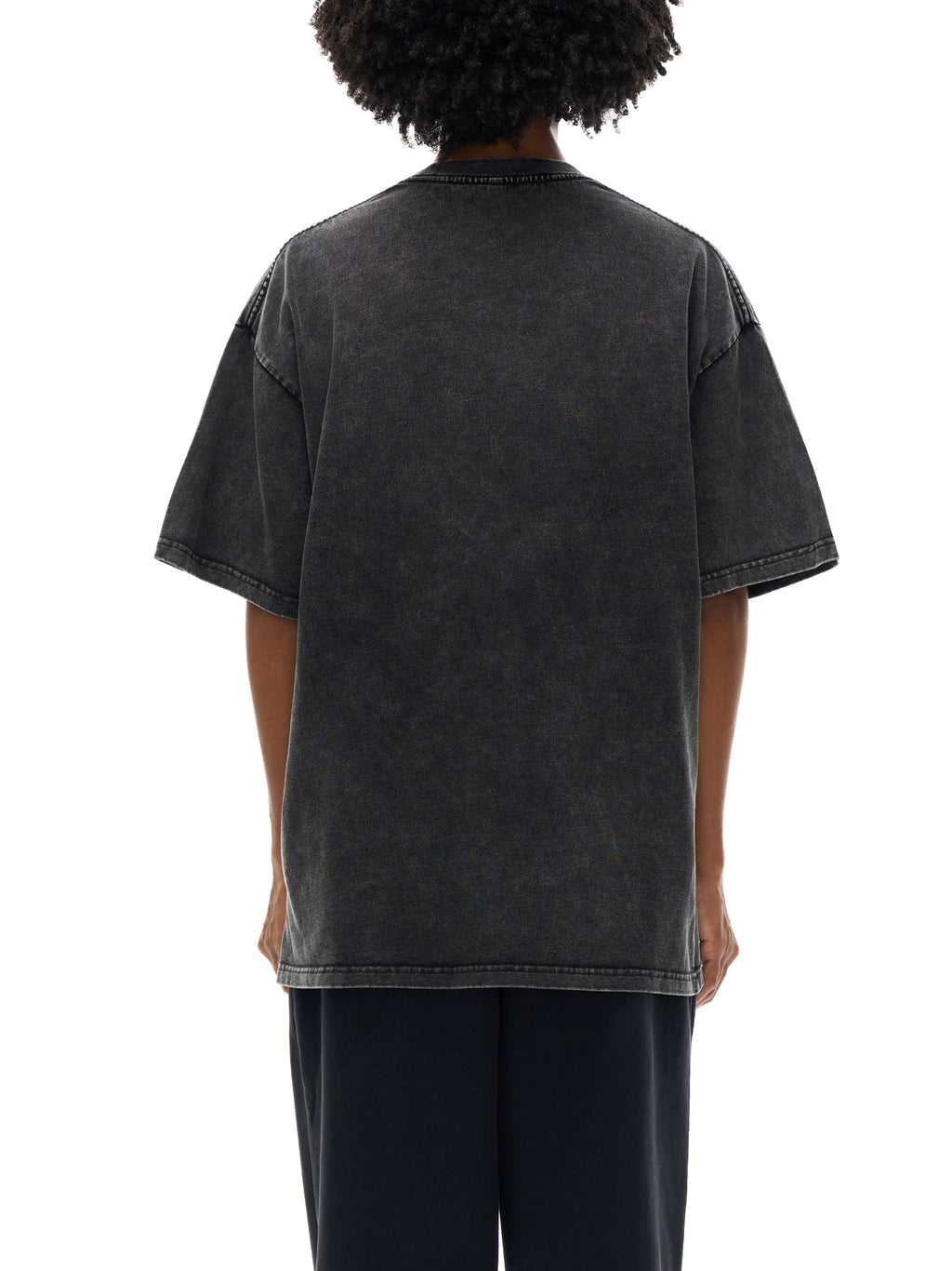 NY artist Snow Washed Oversized Cotton T-Shirt