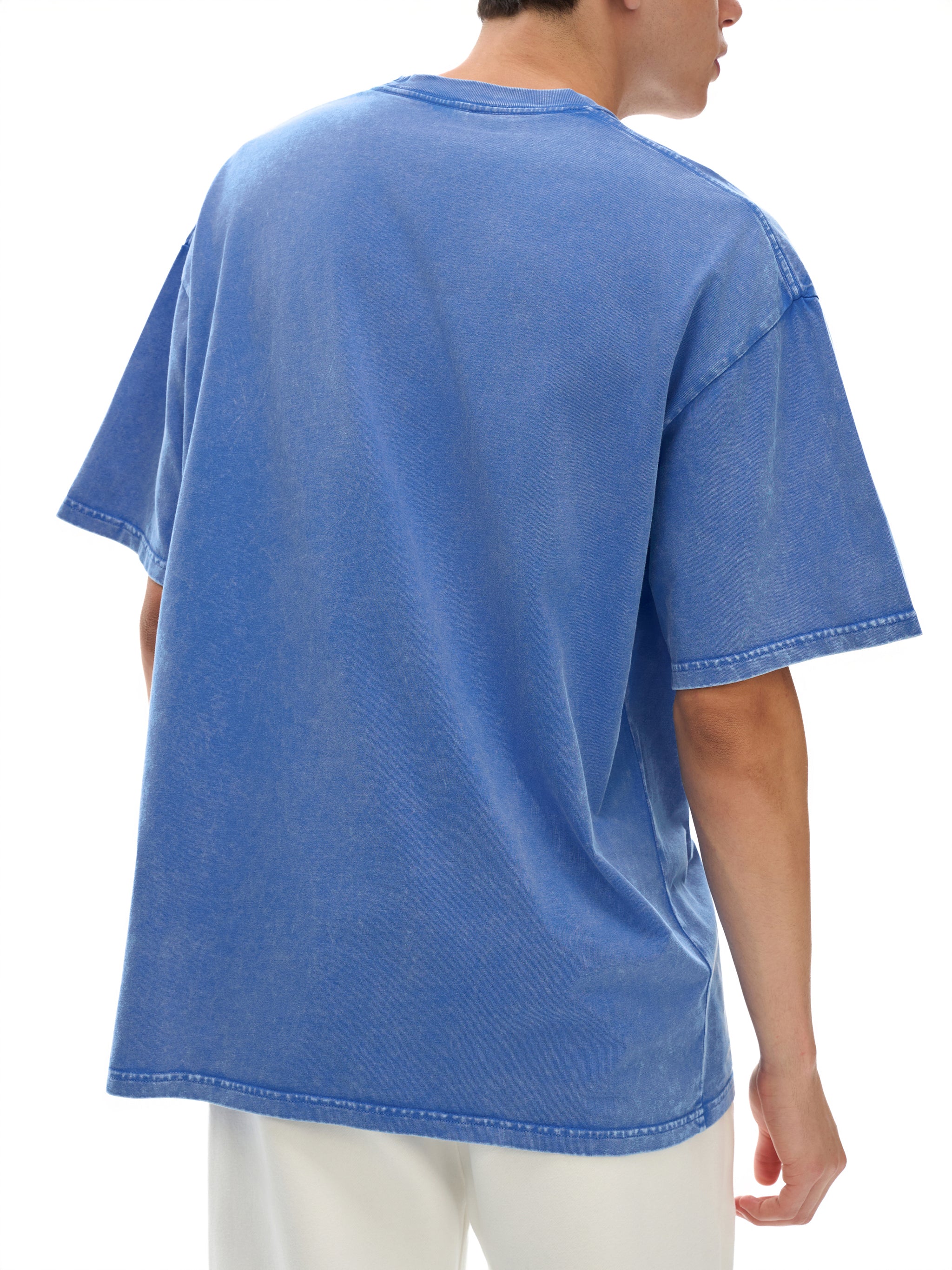 NY artist Snow Washed Oversized Cotton T-Shirt